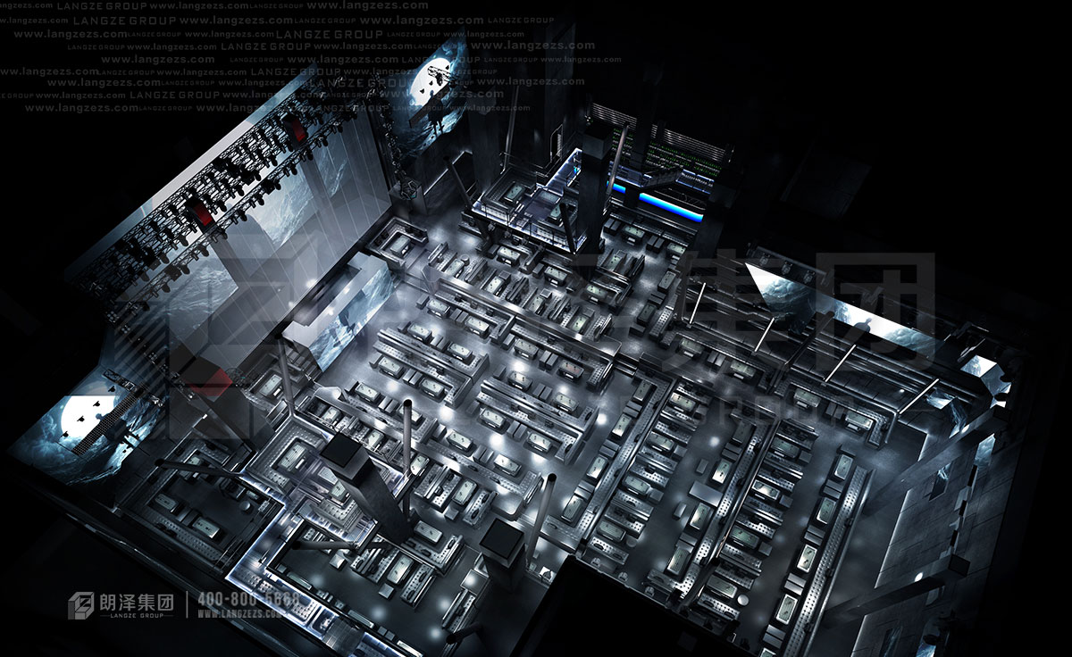 無錫MIAMI酒吧設(shè)計俯瞰圖