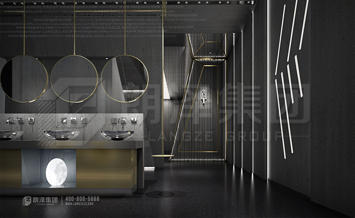 泰國曼谷MINA酒吧設(shè)計效果圖（衛(wèi)生間）