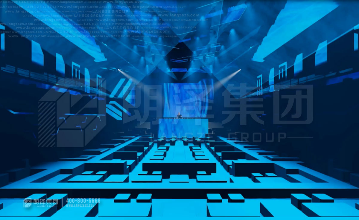 酒吧燈光設計效果圖