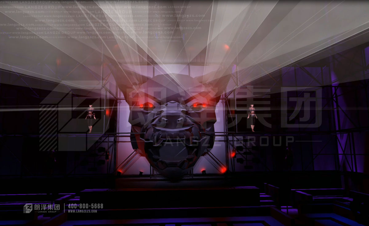 酒吧燈光設計效果圖