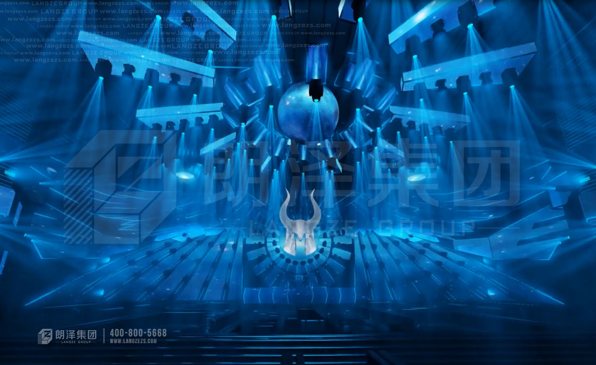 酒吧燈光設計效果圖