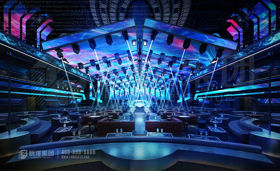 9000多平酒吧設計裝修效果圖