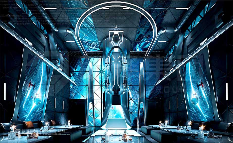 9000多平酒吧設計裝修效果圖