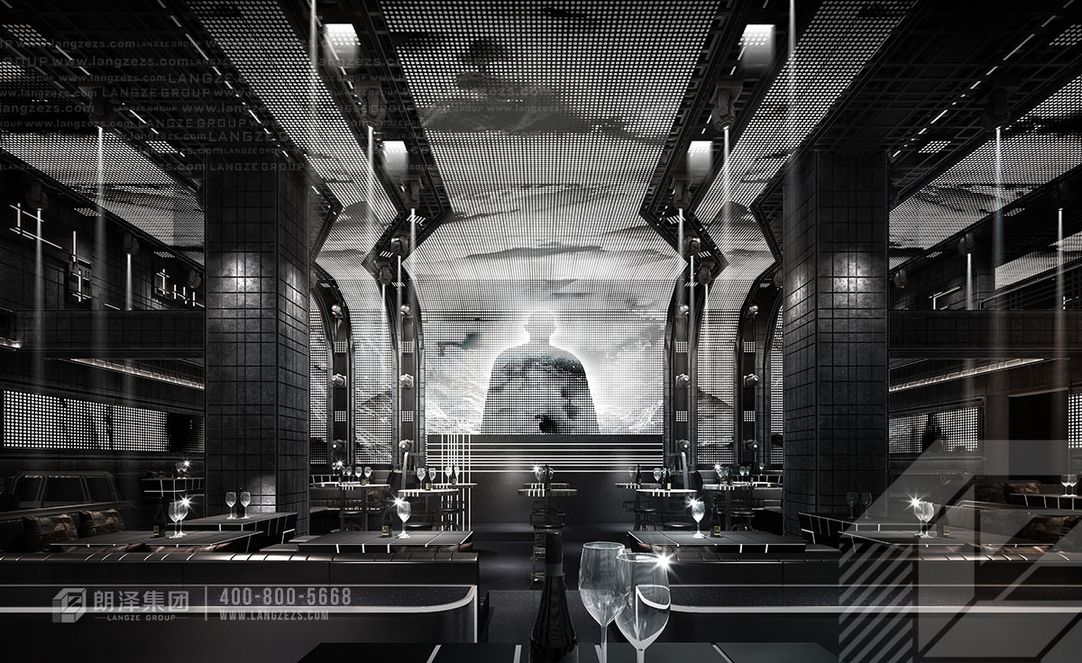 工業(yè)風酒吧裝修效果圖