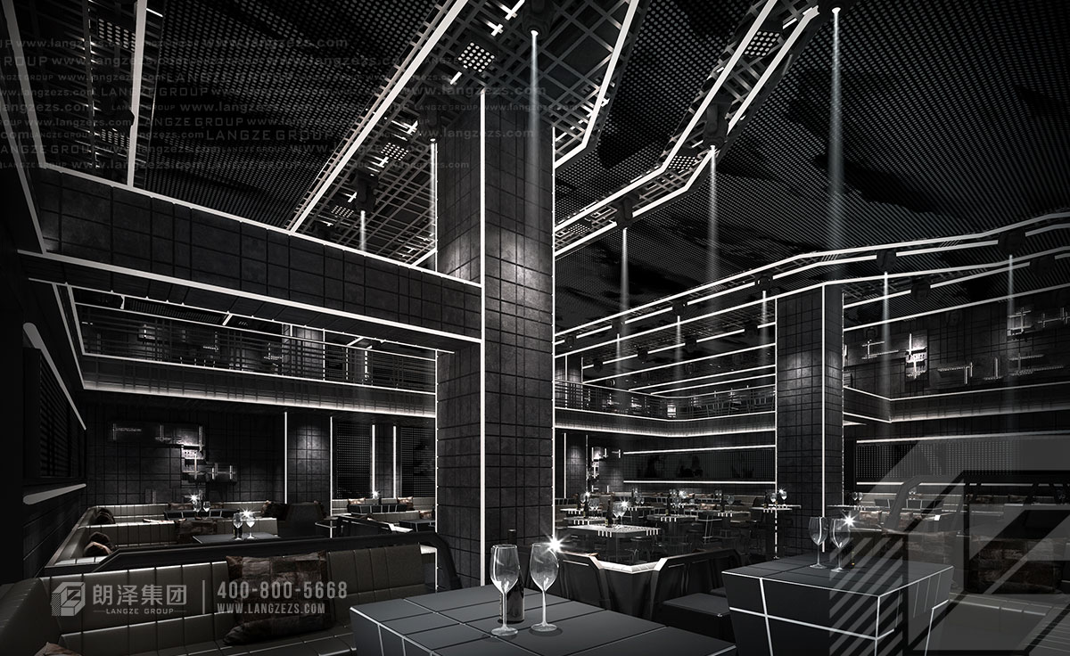 工業(yè)風酒吧裝修效果圖