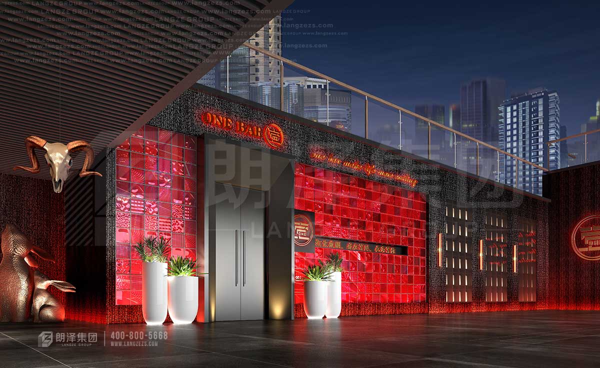 中式風(fēng)格音樂酒吧設(shè)計裝修方案