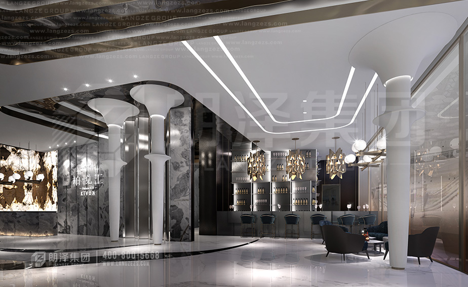 寶安柏悅匯KTV設(shè)計(jì)裝修由朗澤集團(tuán)出品